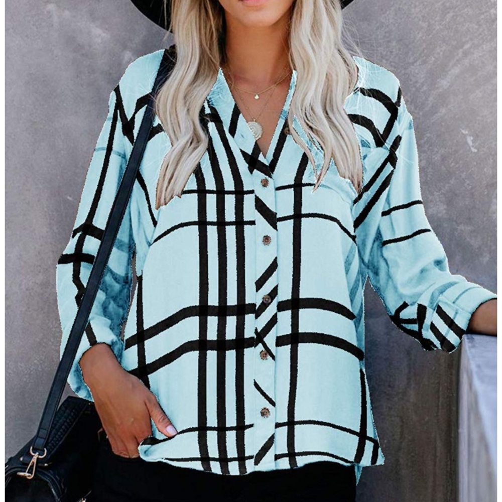 Button down striped shirt